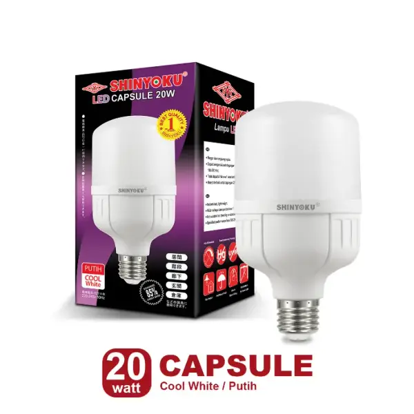 Shinyoku Lampu LED Capsule 20W - Putih