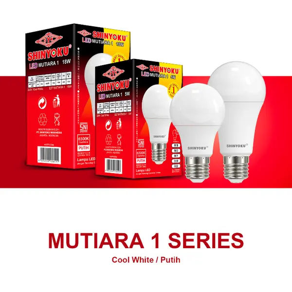 Shinyoku Lampu LED Mutiara 1