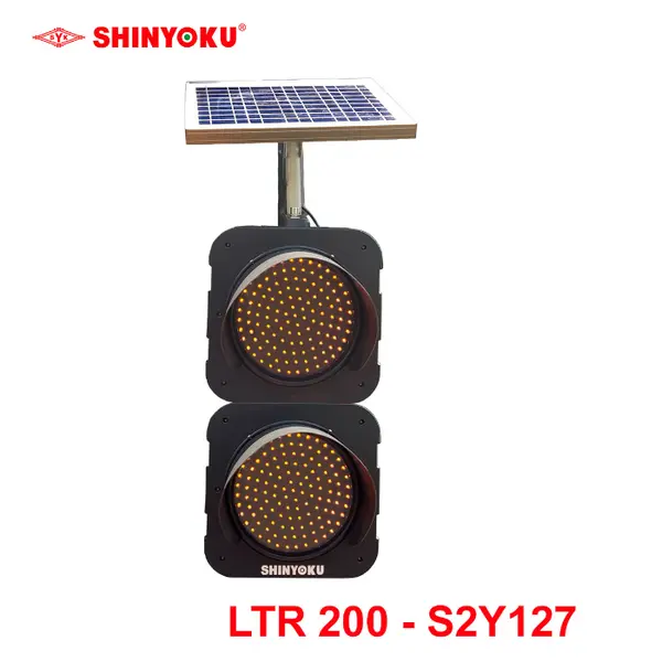LED Traffic Light Solar SHINYOKU LTR 200-S2Y127