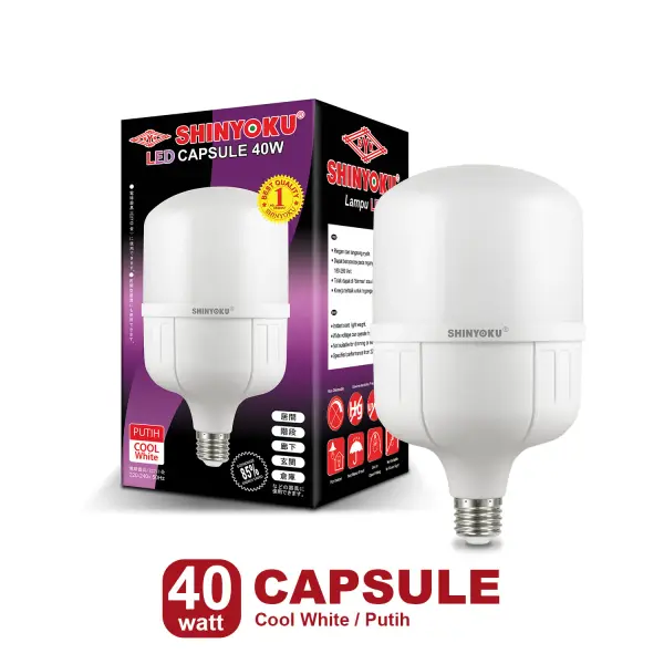 Shinyoku Lampu LED Capsule 40W - Putih