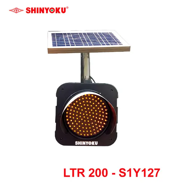 LED Traffic Light Solar SHINYOKU LTR 200-S1Y127
